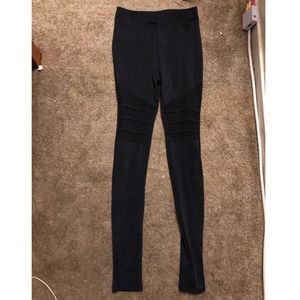 Black Dance Athletic Kids Leggings